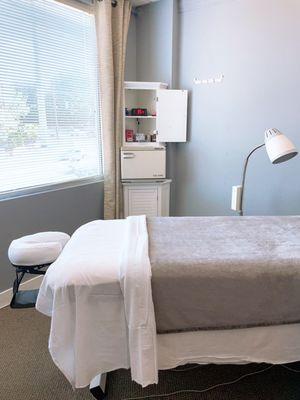 massage therapy room