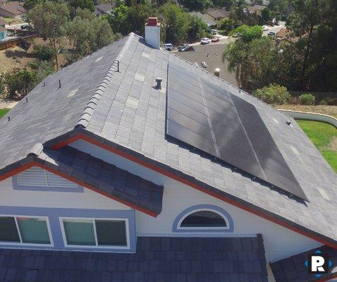 Here is a residential roofing and solar project our team here at Preman Roofing completed for one of our San Diego clients.