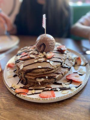 Chocolate pancakes