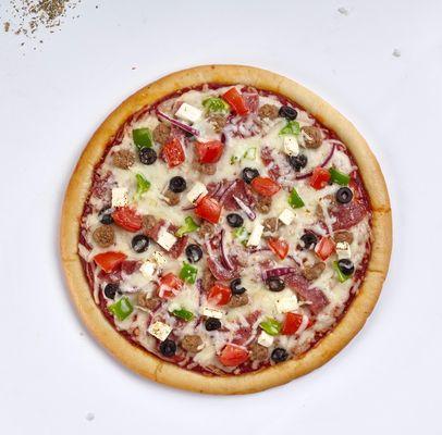 The Meal Buster pizza