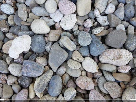 River rock for your garden