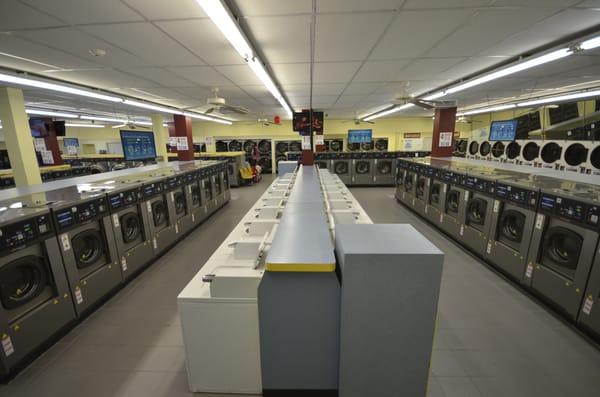 Over 150 washers and Dryers!  Single load up to 8 Loads!