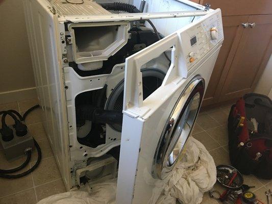 Miele washing machine door boot replacement