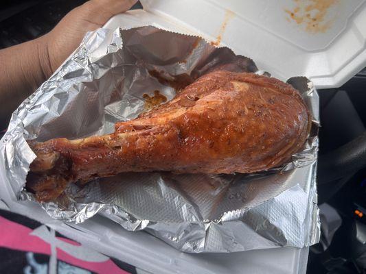 Smoked turkey leg