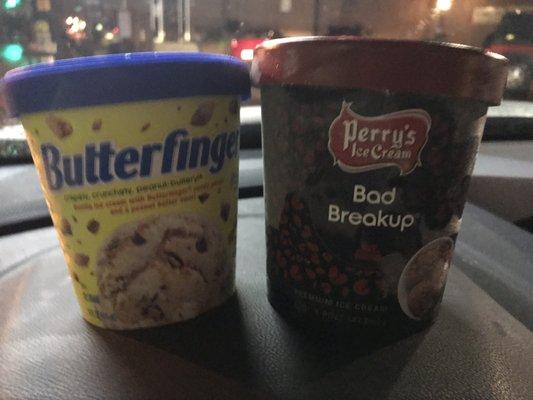 Late night ice cream - thanks Speedway. FYI, I wasn't the only midnight ice cream tomb raider...