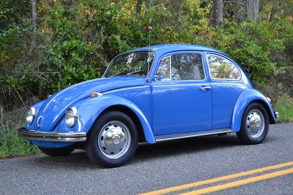 My '68 VW Beetle sparkles!!