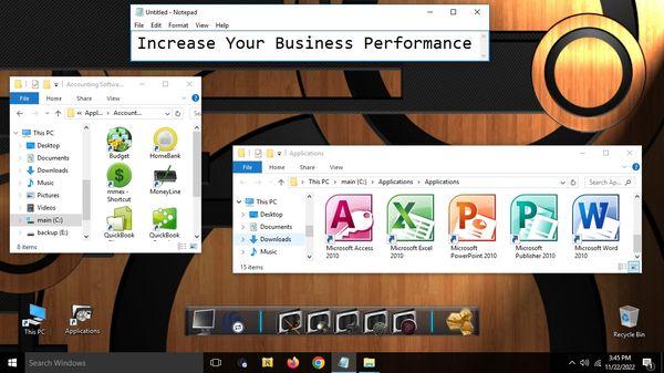 Optimize your Home Or Business PC
Increase Your Workflow