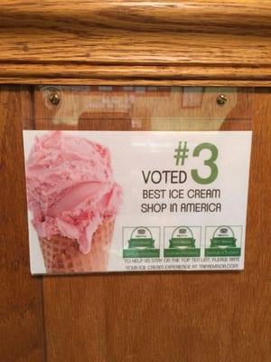 #3 Best Ice Cream Shop in America