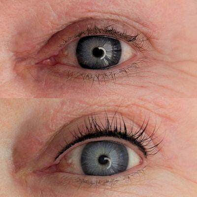 Lash Lift & Permanent Makeup: before and after