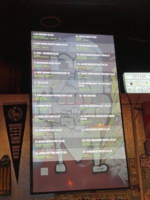 Beer list