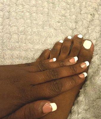 Beautiful mani & pedi