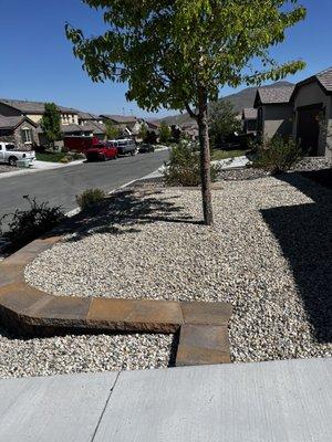 Front yard landscaping