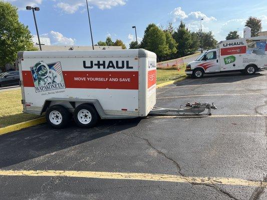 The trailer made it all the way to Tennessee, that's to Anthony's help!