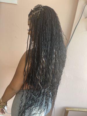 Knotless braids