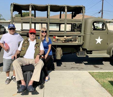 Two amazing Veterans! Chino Veterans Day Honoring All Service Veteran's and First Responders.