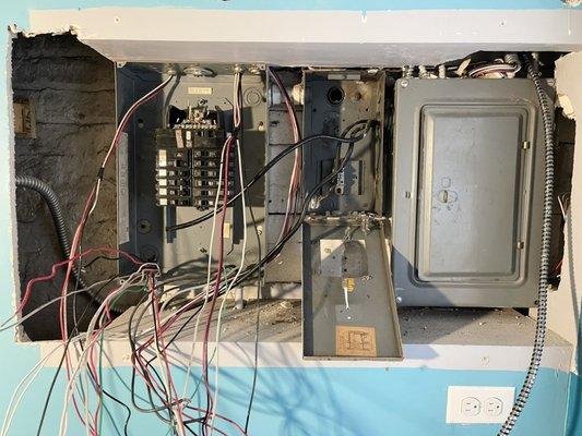 Two old panel transformations that are not up to code!