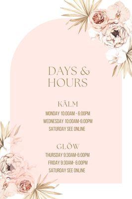 Hours Kälm: Massage Glöw: Skincare