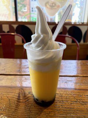 Special frozen boba mango