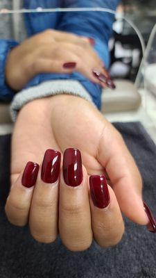 Acrylic Oval + Gel Color