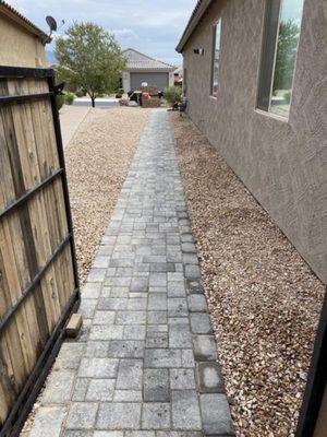 Pavers Installation for Pathway