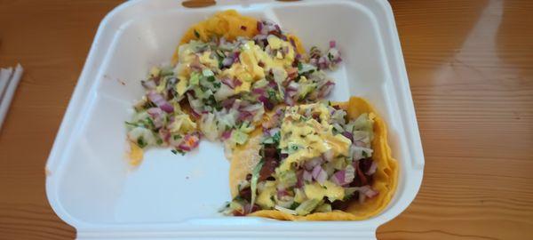 Anticucho tacos