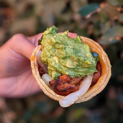 Taco al Pastor up close and personal