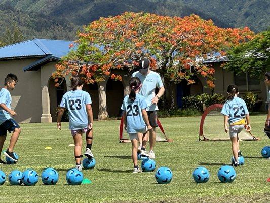 Soccer practice