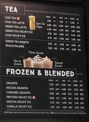 PJ's Coffee's Ochsner Eat Fit Menu| OchsnerEatFit.com