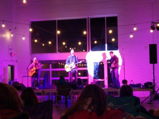 Scott, Robb and Greg of the Clark's. Probably our last concert in the park for 2022.