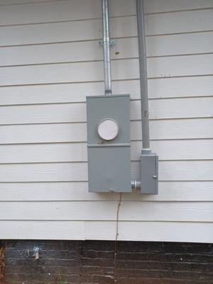 METER INSTALLED BY D BEST ELECTRICAL SERVICE, 404-397-9782