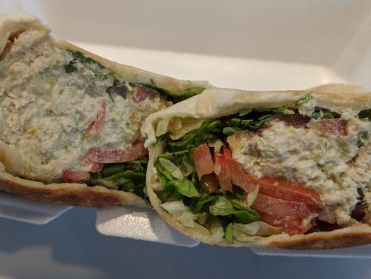 Tuna wrap.... Not good the next day unless you take off the wrap. 1-25-20.  Worth the price (7)