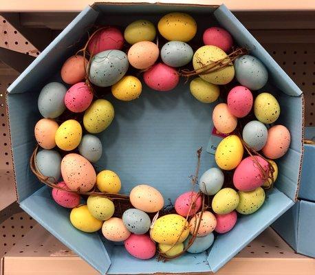 Easter egg wreath