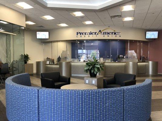 Premier America Credit Union- Burbank Empire Branch Lobby