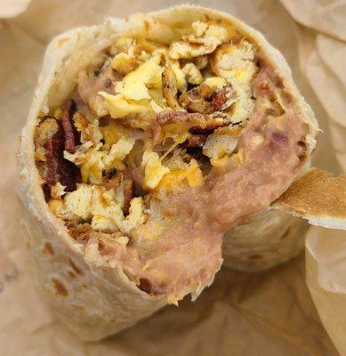 Bacon Breakfast Burrito