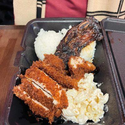 Katsu and Kalbi combo