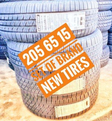 205 65 15  NEW TIRES SET OF 4 CALL 904 343 2771 FOR PRICE QUOTE