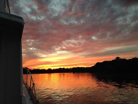 Sunset on the Severn River