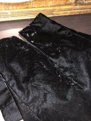 Lines/creases/weird dents in fabric - Won't come out when steamed.