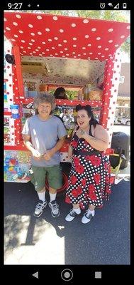 Owner of Terry's ice cream truck with Freddy fender