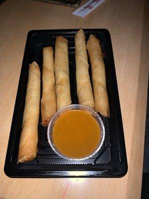 Crab rangoon chop sticks