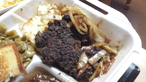 Worst hamburger steak ever.