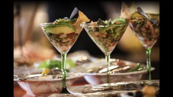 CEVICHE with Sea Bass and Shrimp