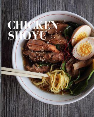 Chicken Shoyu Ramen, Authentic Shoyu Ramen