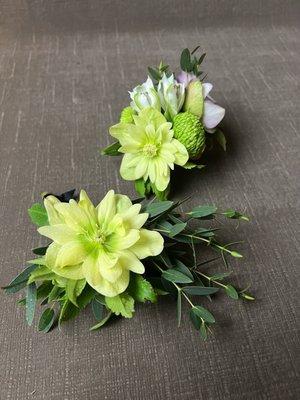 Corsage and Boutonnière