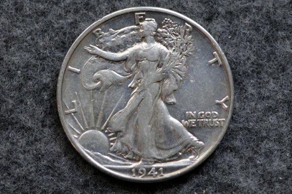 1941 S Walking Liberty Half Dollar