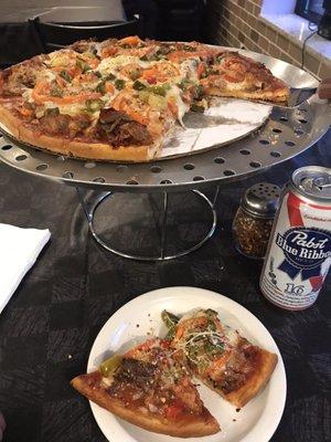 Italian Beef Pizza!!!