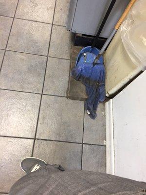 I guess they mop the floor with a dirty rag to spread around the dirt.