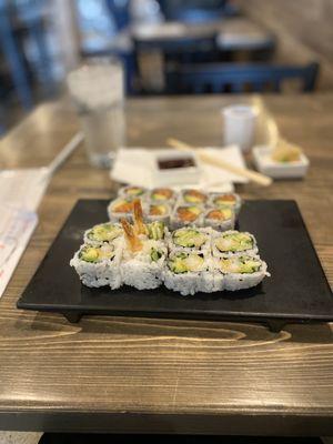 Salmon roll and Shrimp Tempura Roll