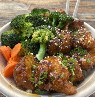 Gluten Free Orange Chicken Bowl