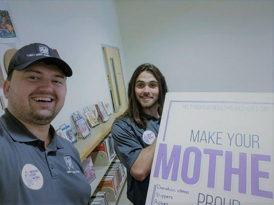 TWO MEN AND A TRUCK® Boise supporting Movers for Moms®